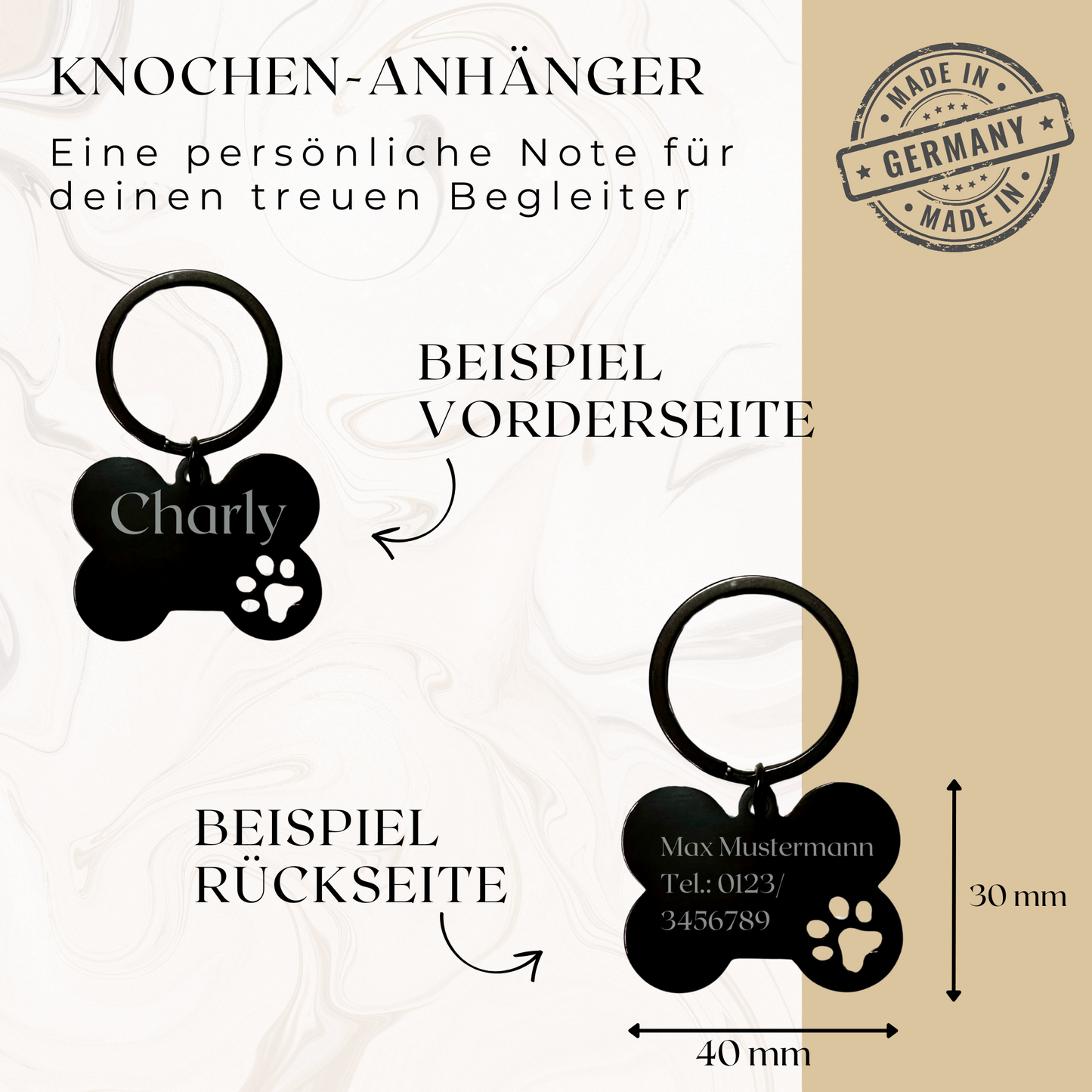 Anhänger Knochen
