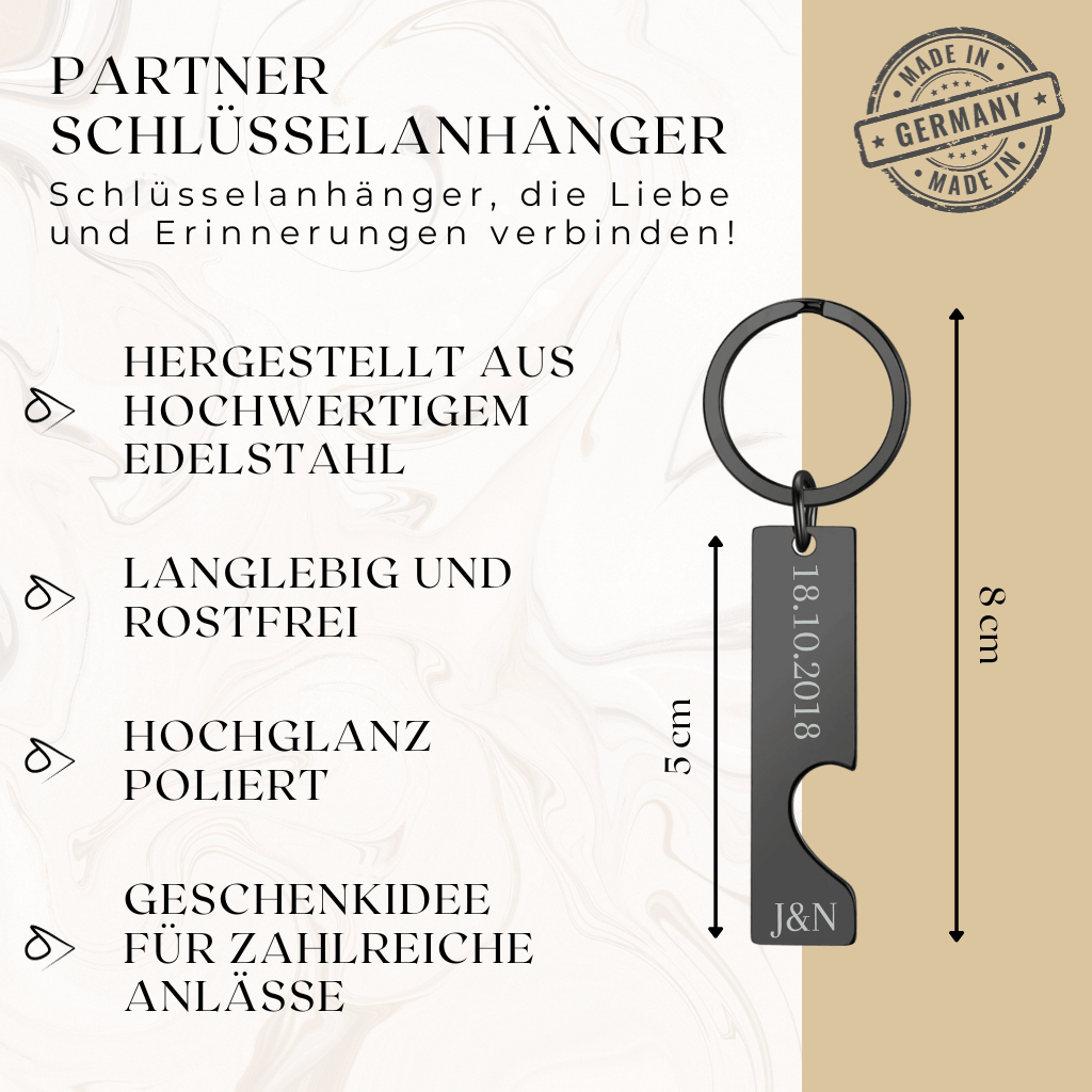 Partner-Schlüsselanhänger 2-er Set