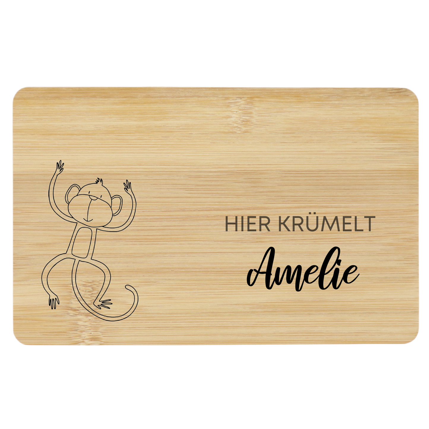 Schneidebrettchen 2.0 "Hier krümelt"