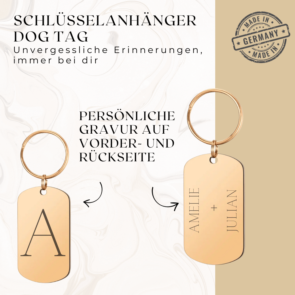Schlüsselanhänger Dog Tag