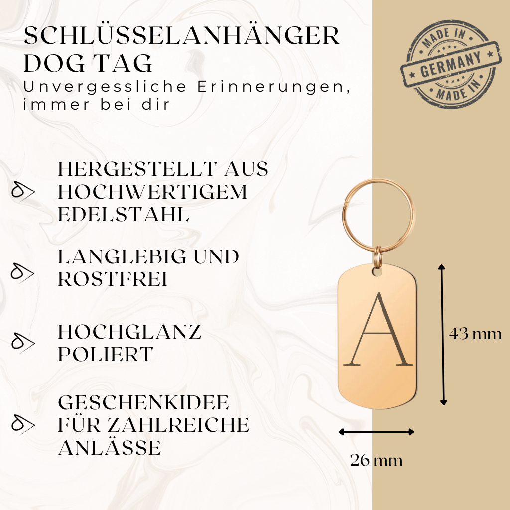 Schlüsselanhänger Dog Tag