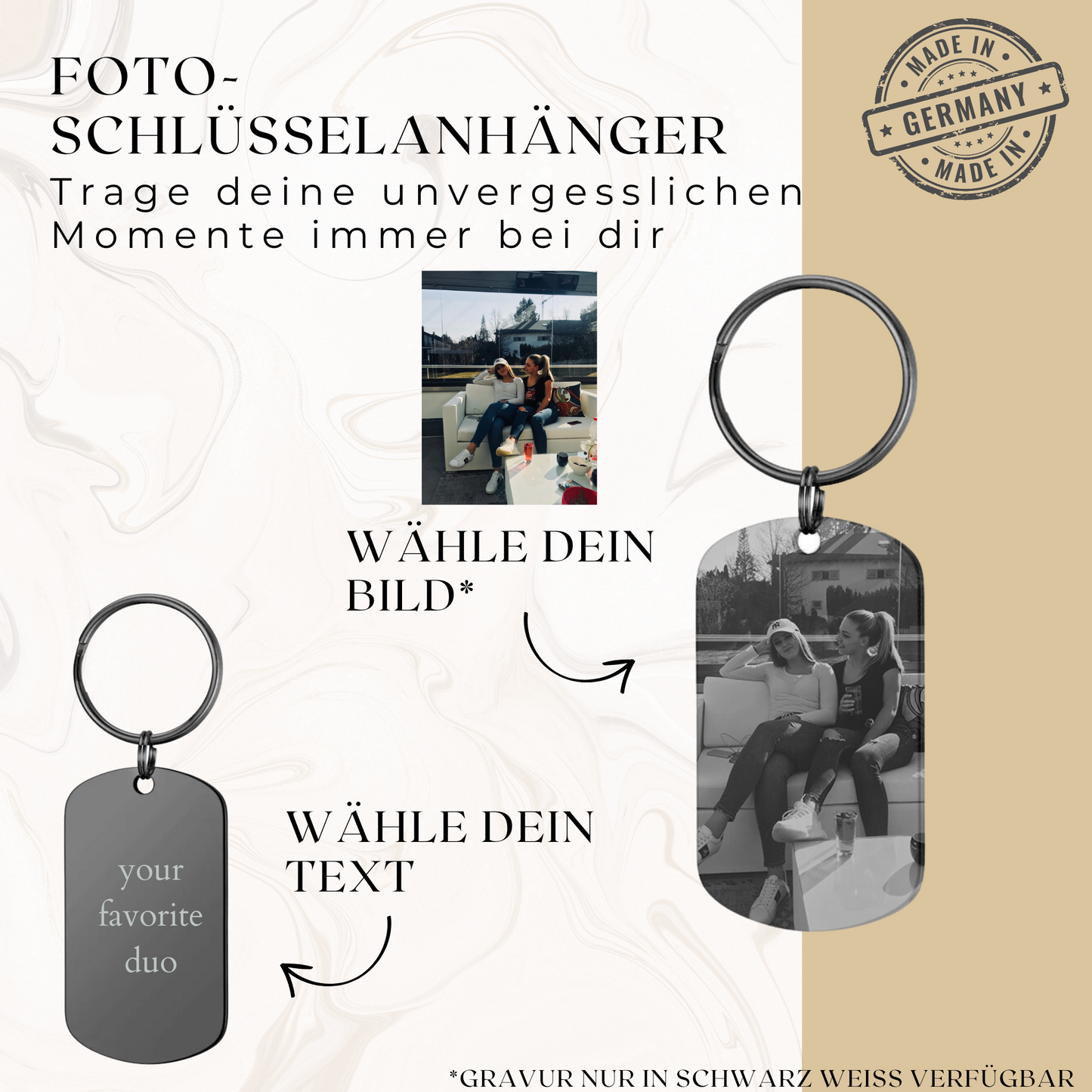 Foto-Schlüsselanhänger