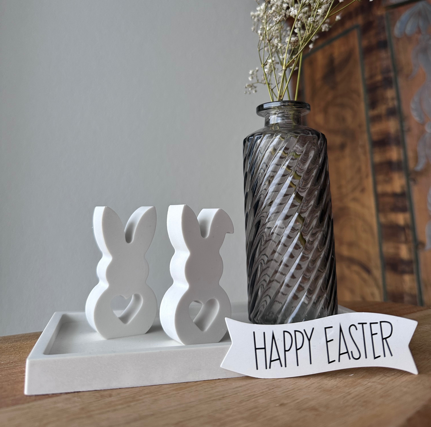 Osterhäschen-Set (3 Stück) – Frühlingsdeko